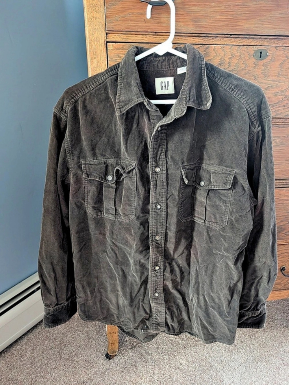 Gap Cotton Corduroy Button Down Size Medium